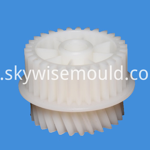 Plastik Çift Vitesli Enjeksiyon Döküm Plastic Double Gear Injection Molding